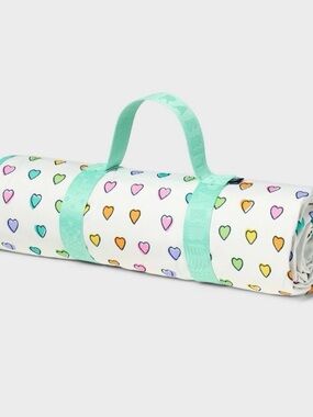 NEW! Disco Hearts Wave Picnic Blanket - Roller Rabbit x Target